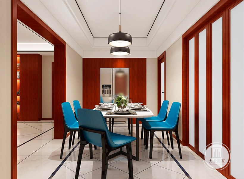 《现代家居时尚小创意省出大空间 17个小户型餐厅设计》之舒心小家庭